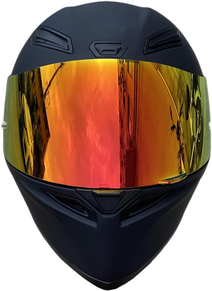 BSTOP K1 Helmet Visor,UV Protecror Helmet Face Shield Visor Windshield for AGV K1, K1S, K3SV, K5, K5S(Revo Deep Red-day use only) - Image 5